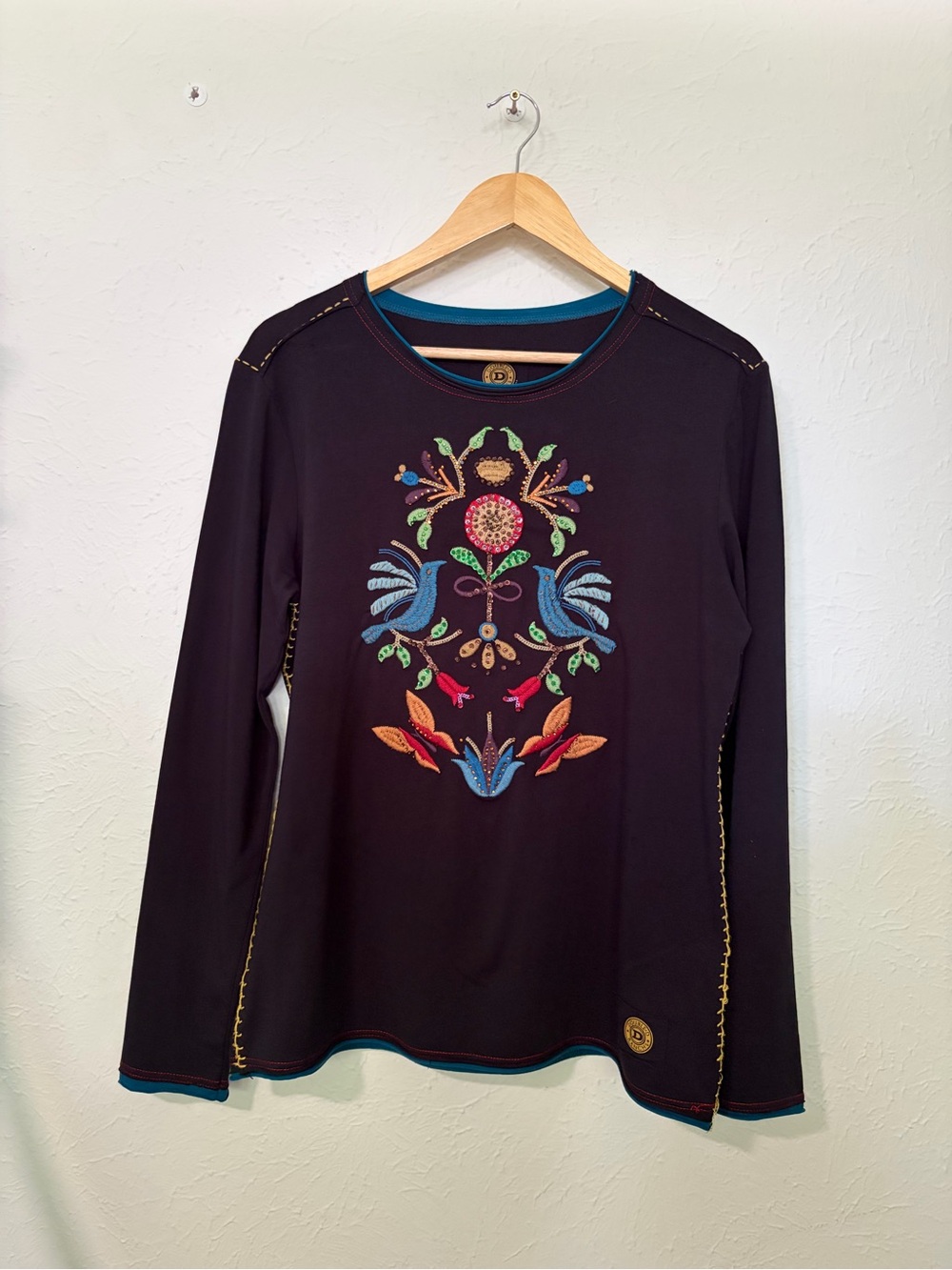 Double D Ranch Embroidered Long Sleeve Size Large - Picture 6 of 8